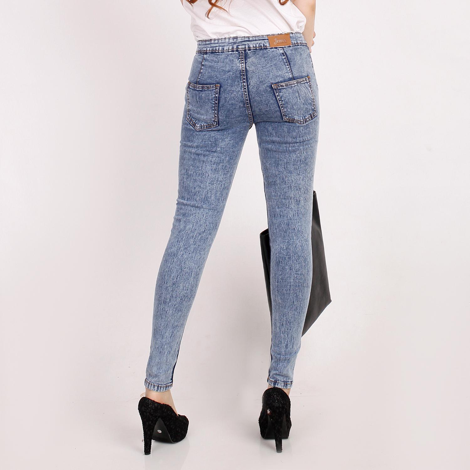 Celana Panjang Highwaist Jeans Wanita 