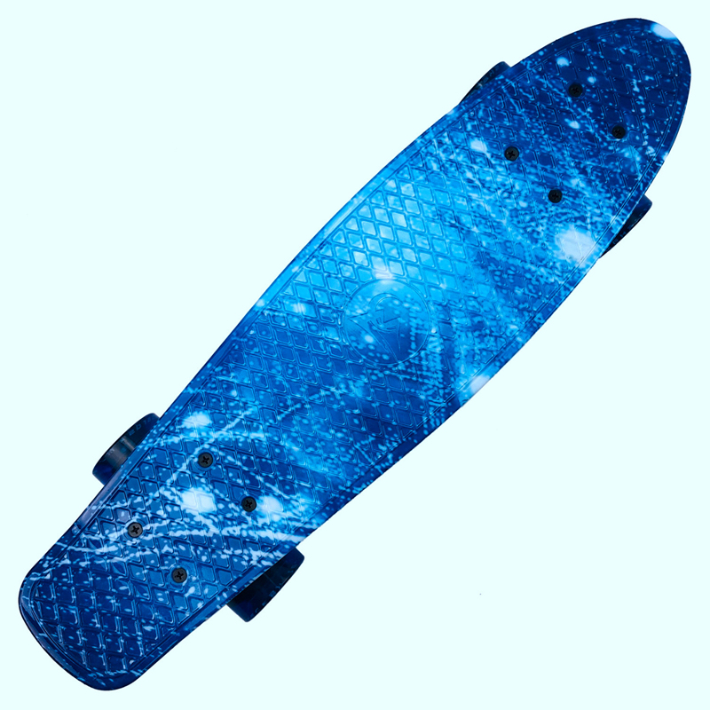 Mua Skateboard Cruiser Board Board Retro Longboard Skate Image Galaxy Complete Boy Girl Led Light