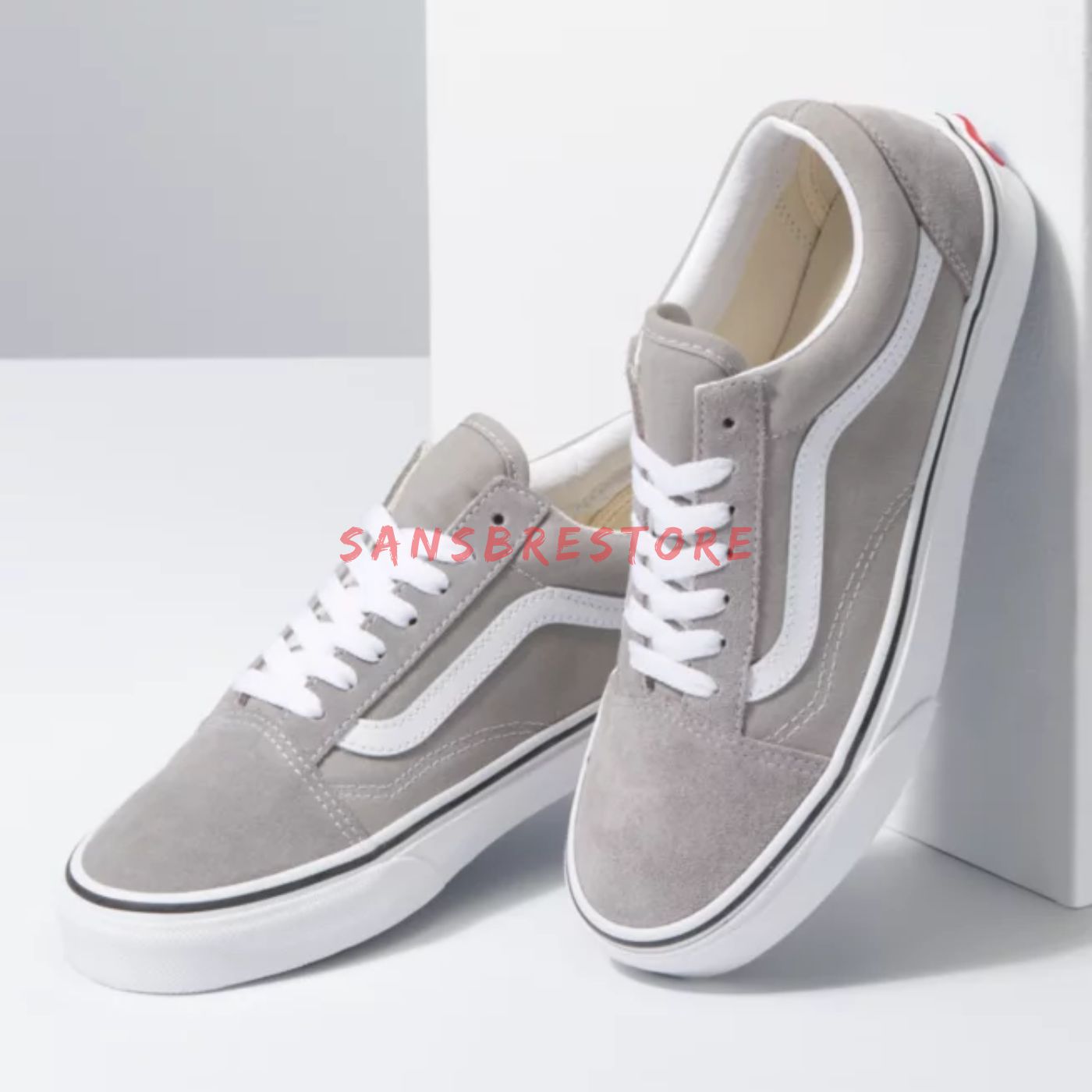 light grey tie vans