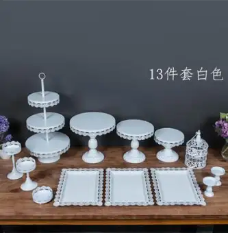Dessert Table Decoration Showing Stand Dessert Pastry Tray Cold Tea