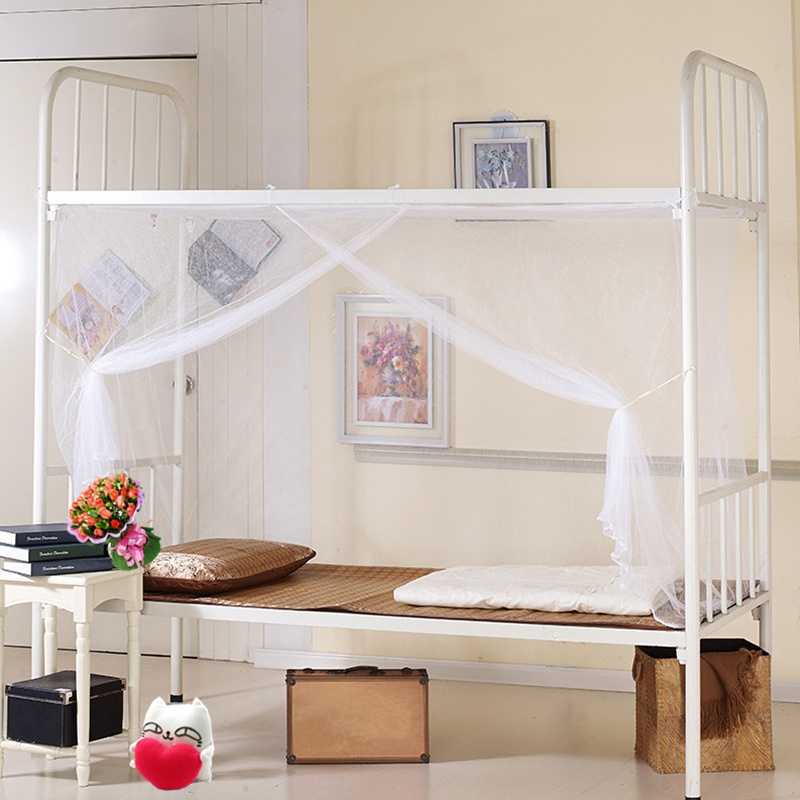 A-GREEN Students Mosquito Net Four Corner Bed Netting All Size Bed Nets Anti Mosquito Nets 【COD】