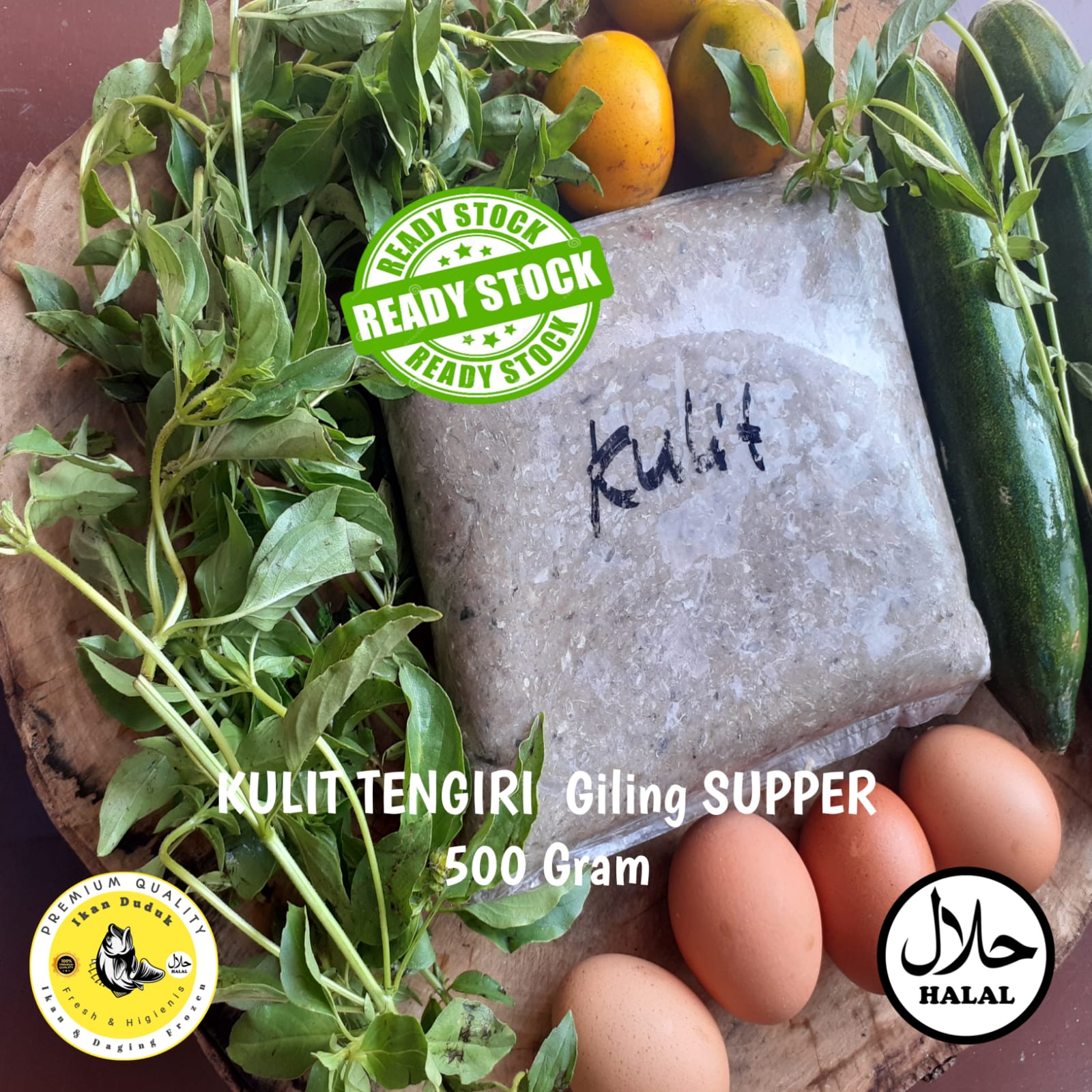 Kulit Ikan Tenggiri Giling Kulit Tengiri 500 Gram Lazada Indonesia