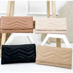 Dompet Panjang SKARN 04 / Wallet Kartu Cewek / Dompet Lipat Wanita Multifungsi Muat Handphone
