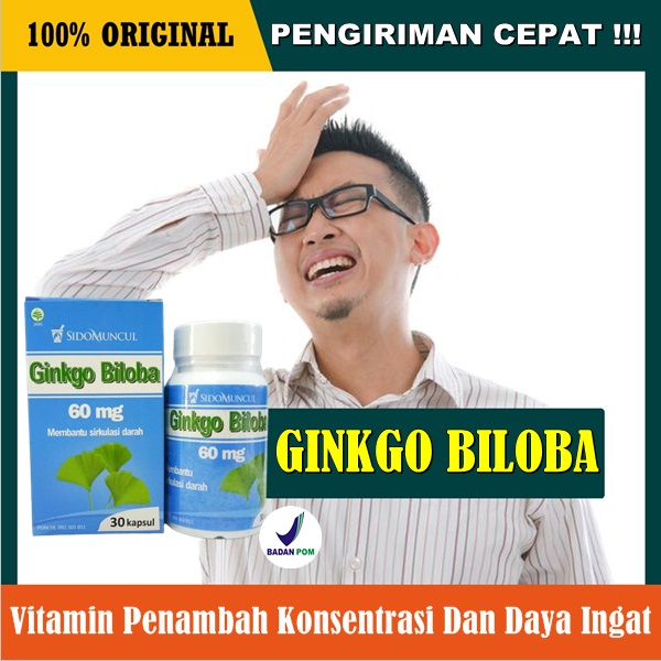 Promo Ginkgo Biloba Sidomuncul Gingko Obat Untuk Daya Ingat Penambah Konsentrasi Otak 30 Kapsul