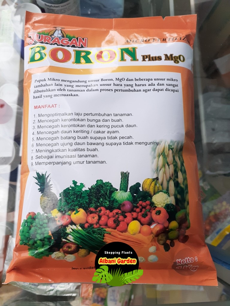 1 Kg Pupuk Boron Plus Mgo Micro Pertilizer Penyubur Tanaman | Lazada ...