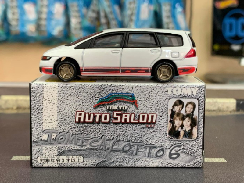 Tomica Lotto 6 Tokyo Auto Salon Honda Odyssey White Made in China