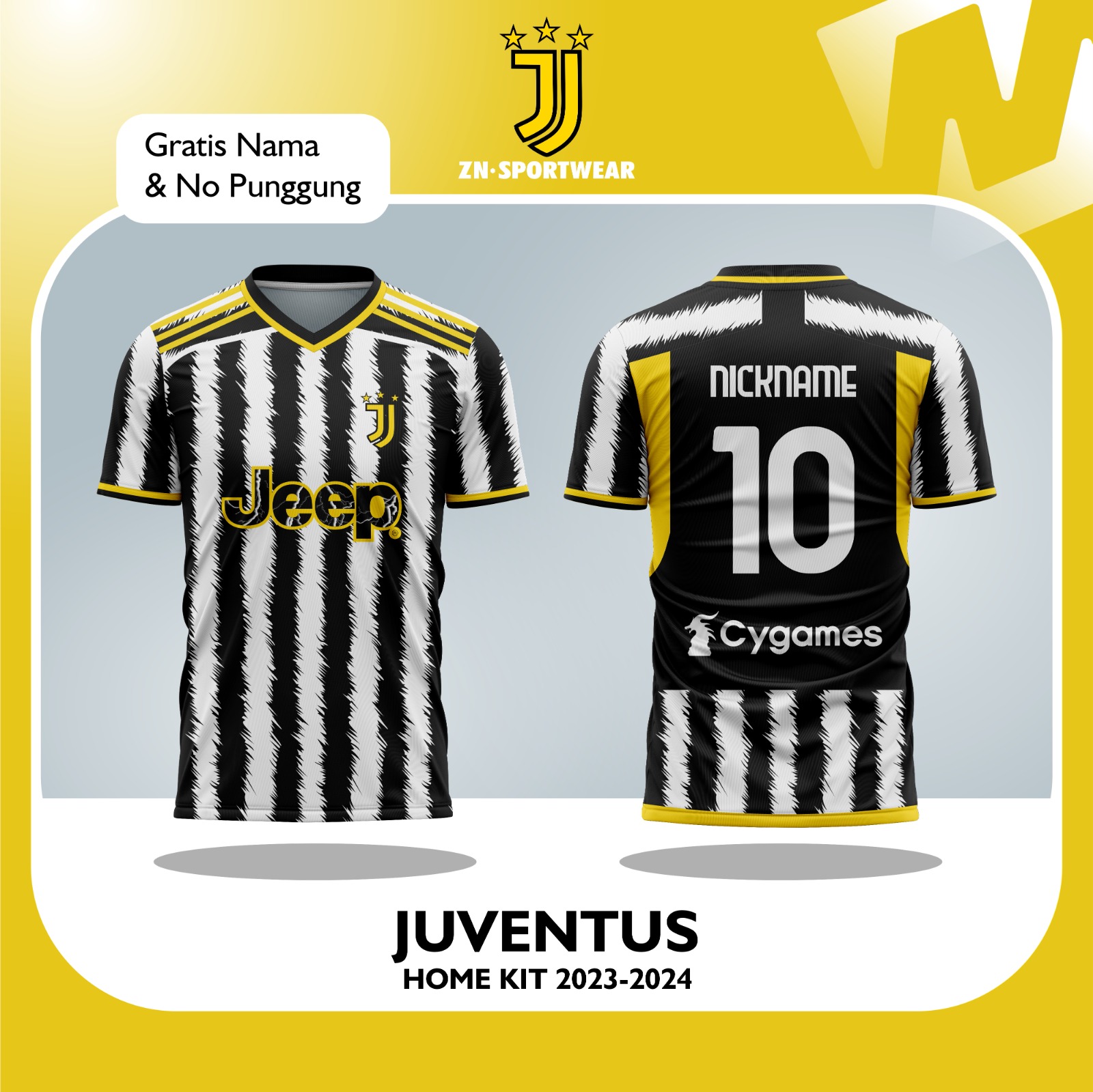 Baju Jersey Juventus Home 2023/2024 Terbaru Supporter | Lazada Indonesia