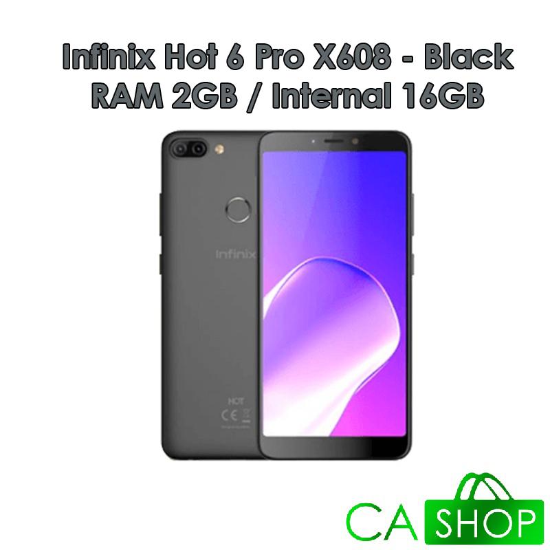 Infinix Hot 6 Pro X608 - RAM 2GB ROM 16GB (2/16) - Black / Blue / Red - Baru NEW - Resmi