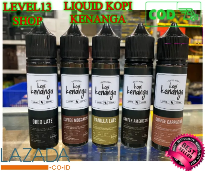 Ter Enak Liquid Coffee 60 Liquid Kopi Kenanga Non Nikotin Level13 Shop Lazada Indonesia