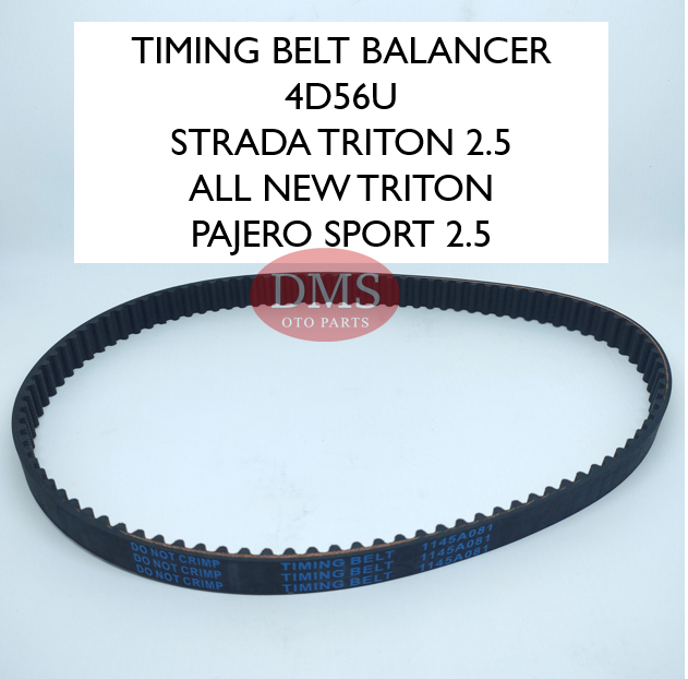 TIMING BELT PENDEK STRADA TRITON 2.5 PAJERO SPORT 2.5 BELTING BALANCER