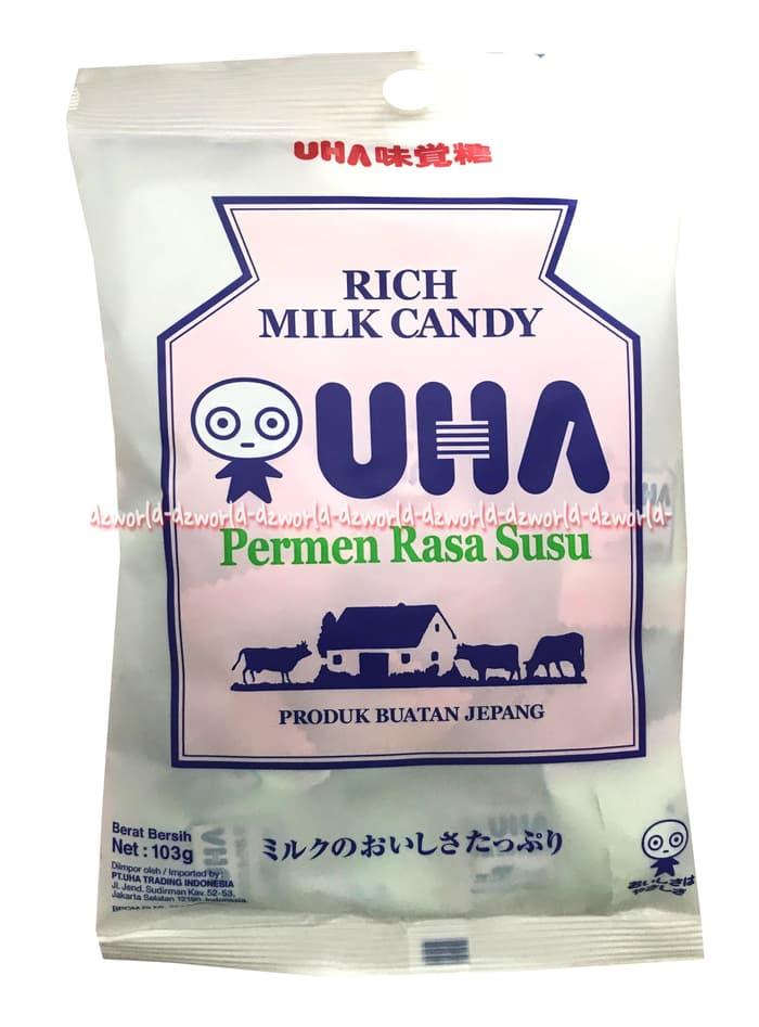 Promo! Uha Rich Milk Candy Permen Rasa Susu Prmen Susu 103Gr
