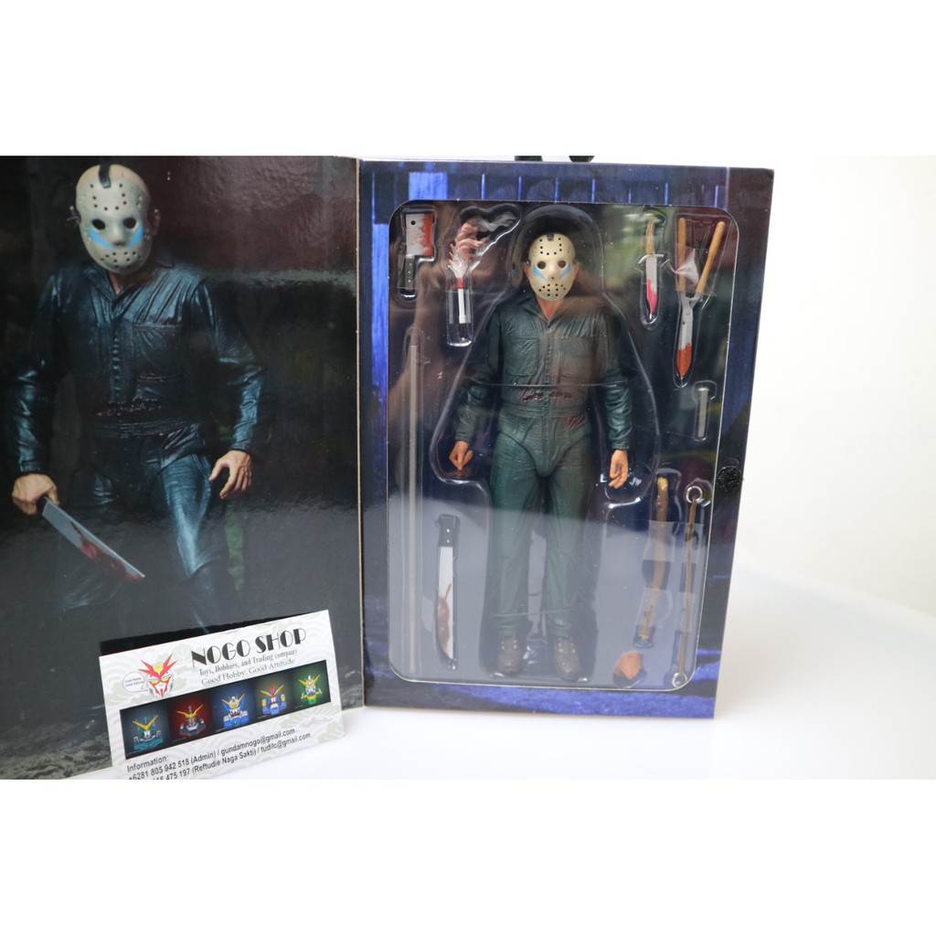 NECA Friday The 13th Ultimate Part 5 Jason Voorhees Action Figure – 7 Inch, With Axe, SDCC