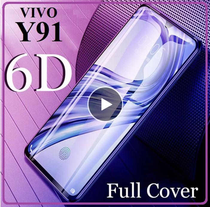 Tempered Glass 6D Vivo Y91 Full Coverage Ultra HD