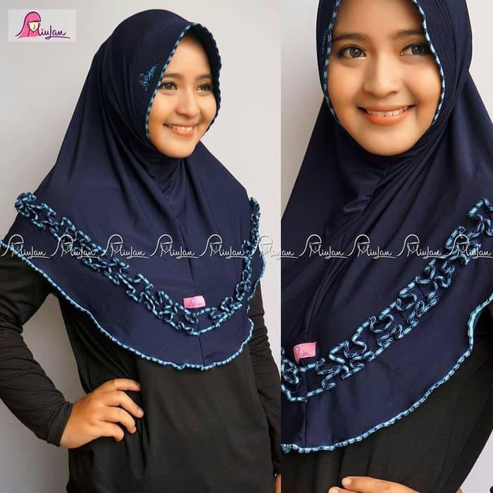 Bergo Rere Jilbab Polos Instan / MD1090719