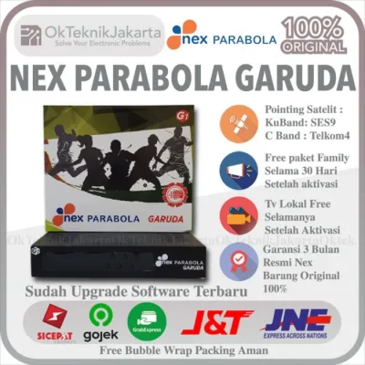 Receiver Parabola Nex Parabola GARUDA G1 Hybrid C Band Ku Band