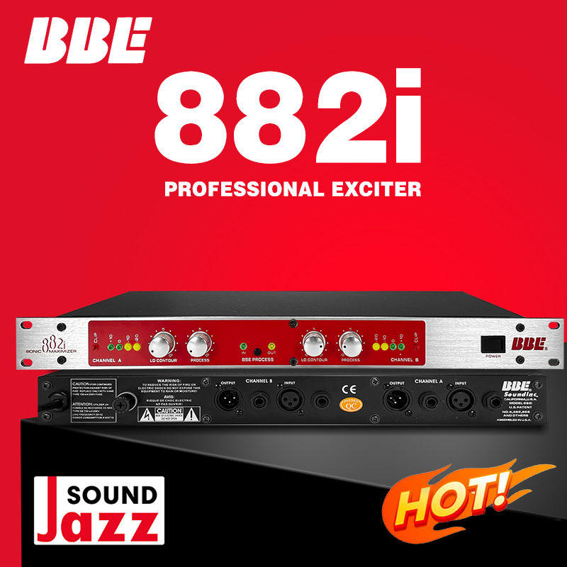 BBE 882i audio processor Vocal Pro Exciter Dual mono processors for
