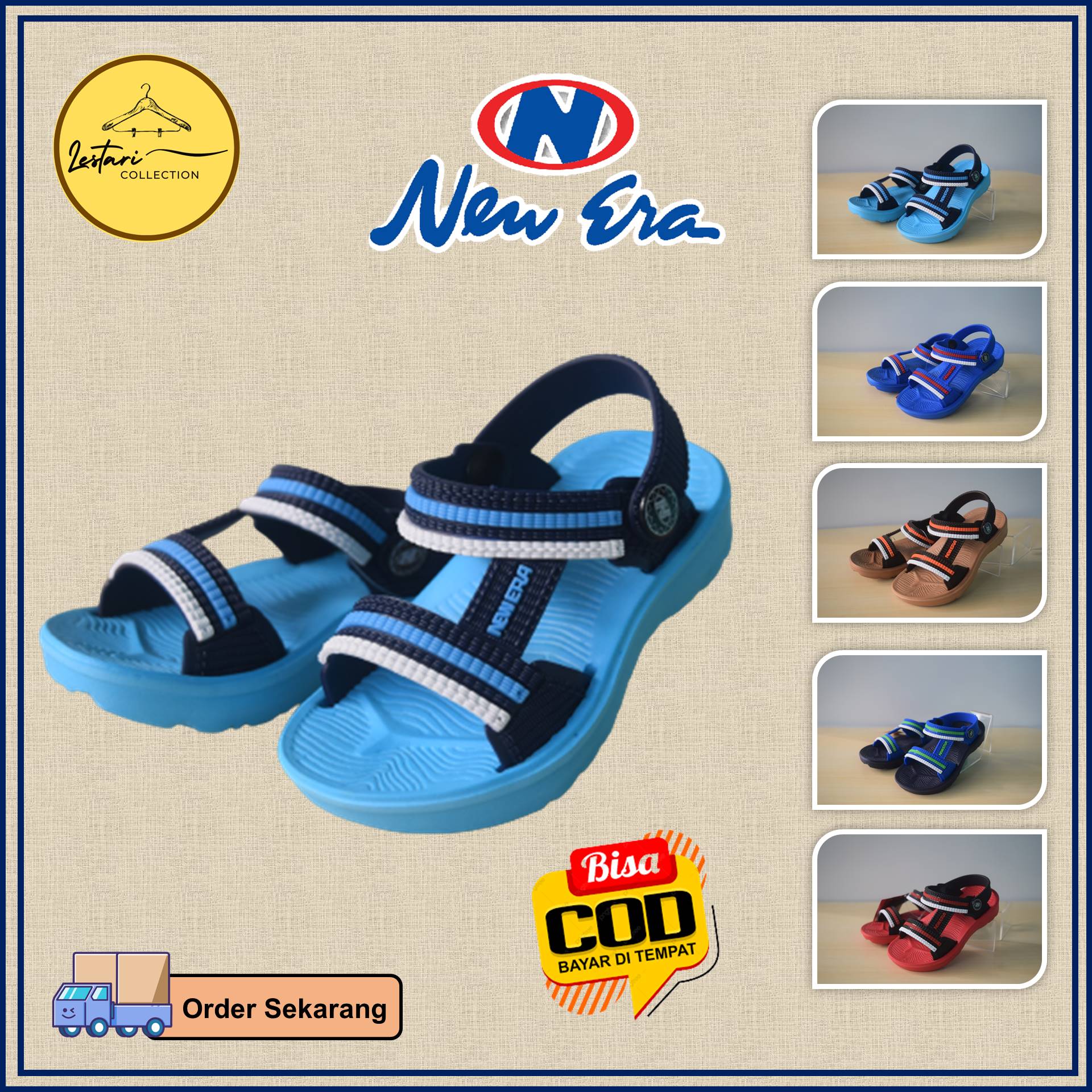 Sandal Gunung Anak New Era Umur 1 2 Tahun Sendal Anak Laki Laki