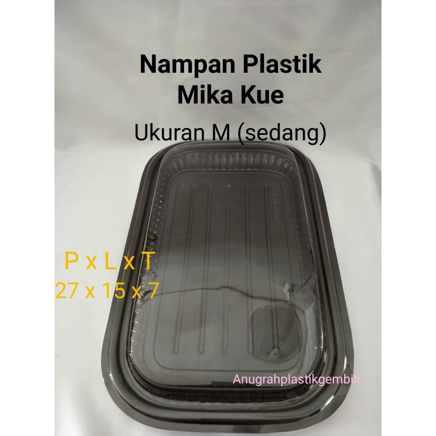 Nampan Plastik Mika Kue ukuran M Sedang coklat tua | Lazada Indonesia