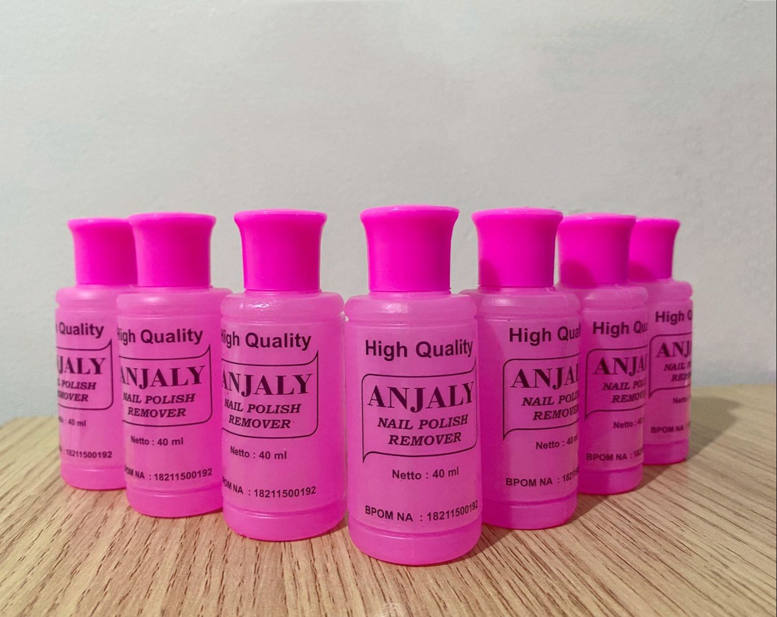 (3 PCS) ANJALY Nail Polish Remover 40 ml Original BPOM / Aseton
