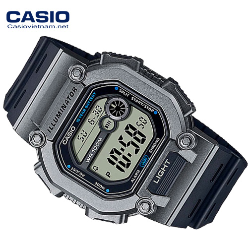 Casio Sport / W-737H-1A2VDF / W-737H-1AVDF / W-737H-2AVDF / Jam Tangan Pria  / Black / Strap Resin | Lazada Indonesia