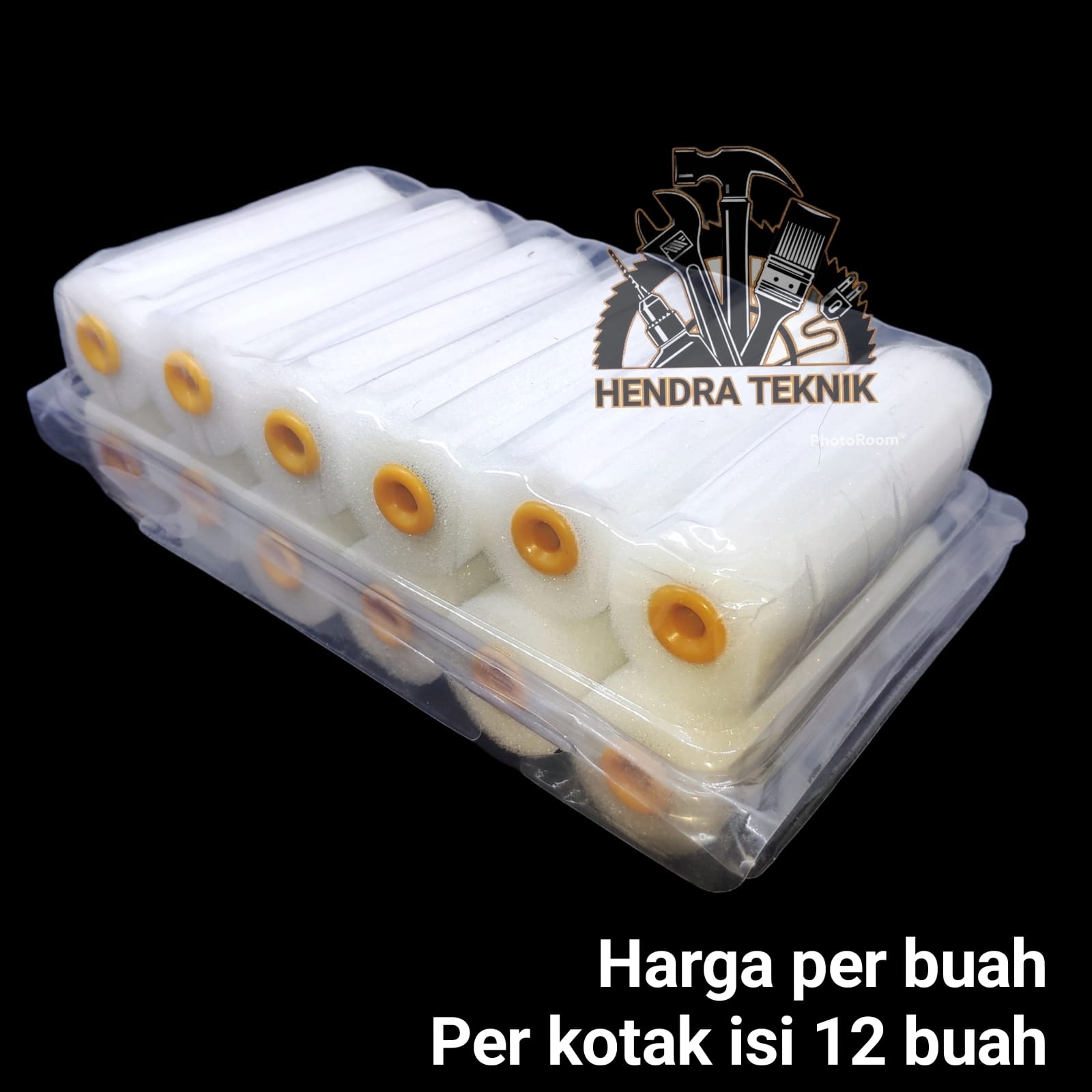 Refill Kuas Rol Kapal Spons Kuas Roll Busa Cat Minyak Mm Putih