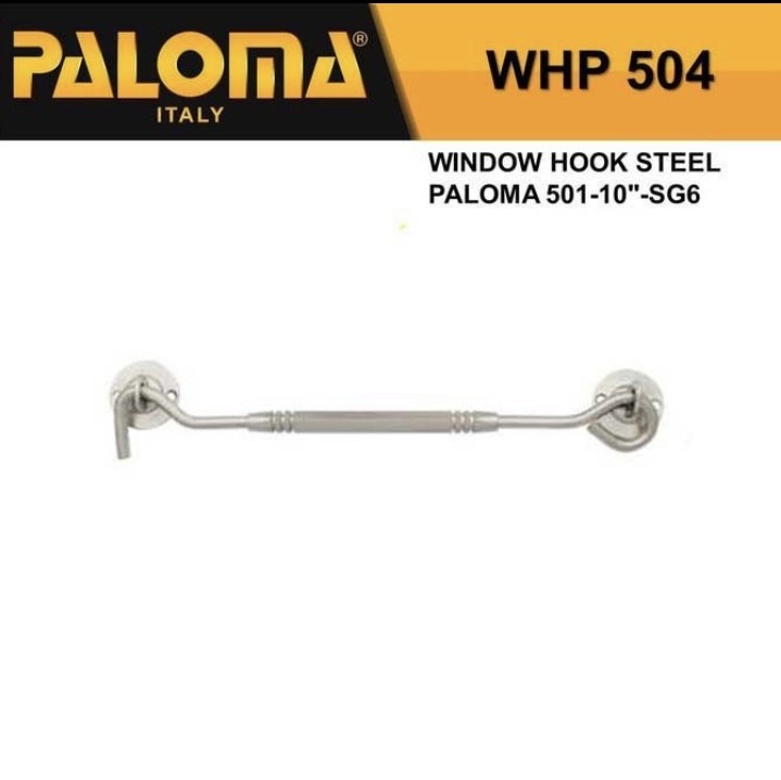 Window Hook Paloma WHP 504 Steel 501-10\ Window Hook Paloma WHP 504 Steel 501-10\
