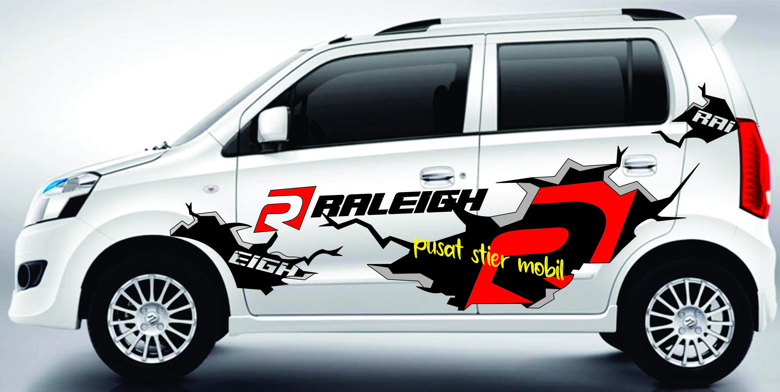 Foto Inspirasi 83+ Modifikasi Stiker Mobil Karimun Gratis Terbaru