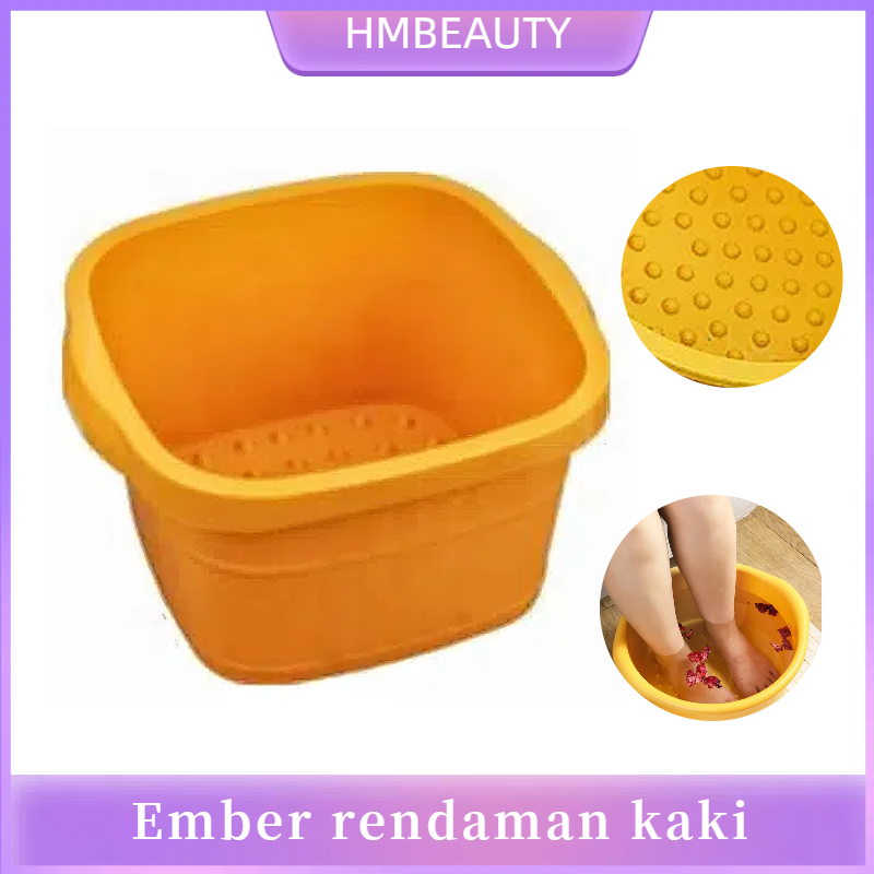 COD Pedicure Baskom Rendam Kaki Spa Ember Kaki Segi Empat Reflexy