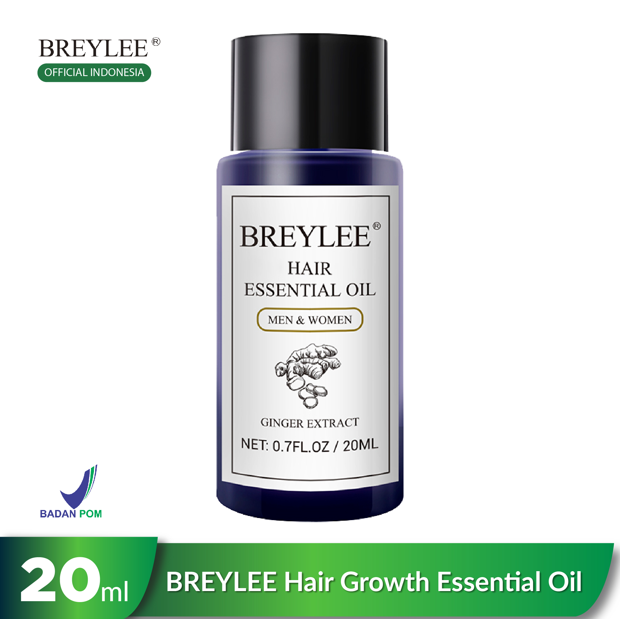 [bpom] Breylee Hair Essential Oil Breylee Serum Penumbuh Rambut