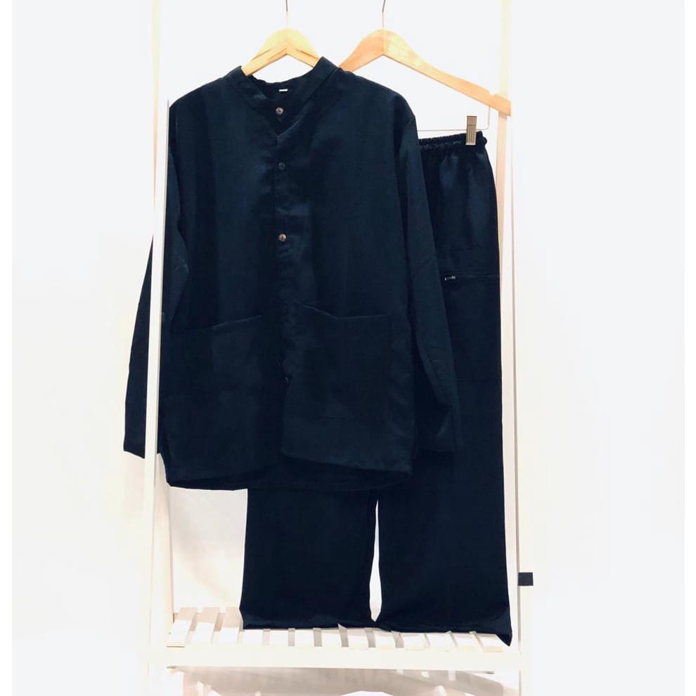 Baju Pangsi setelan Anak Batik Polos tanpa ikat kepala BAJU PANGSI