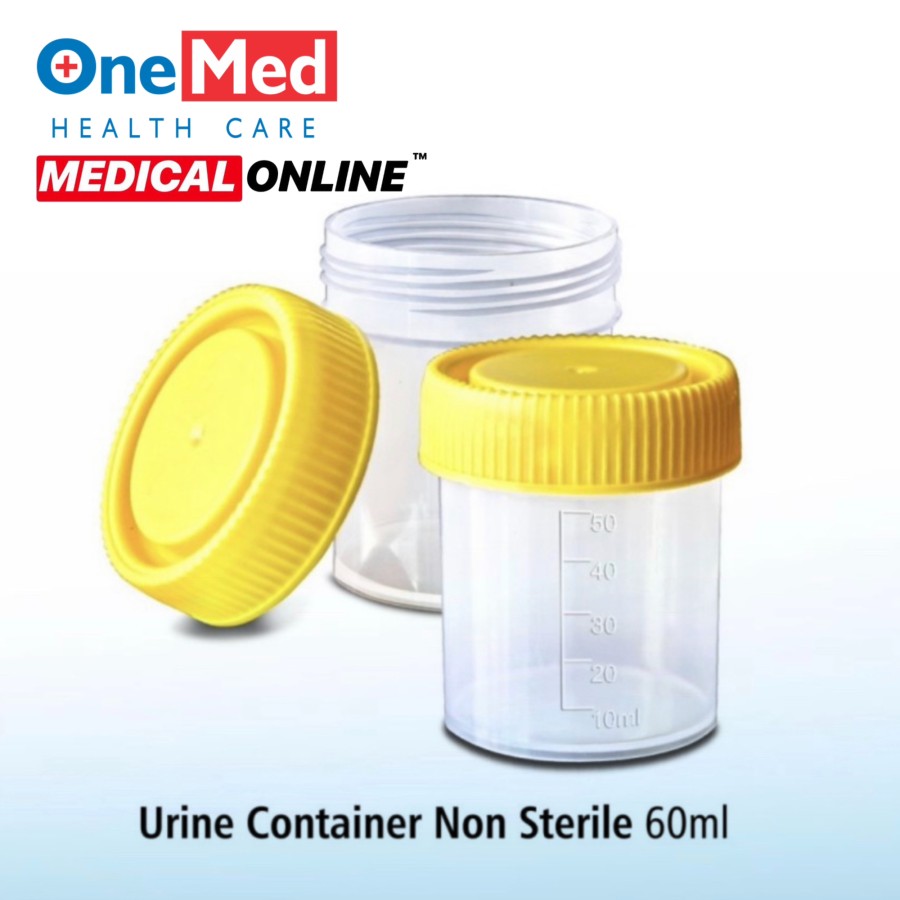 URINE CONTAINER NON STERIL ONEMED - POT SAMPEL WADAH URIN TEMPAT ...