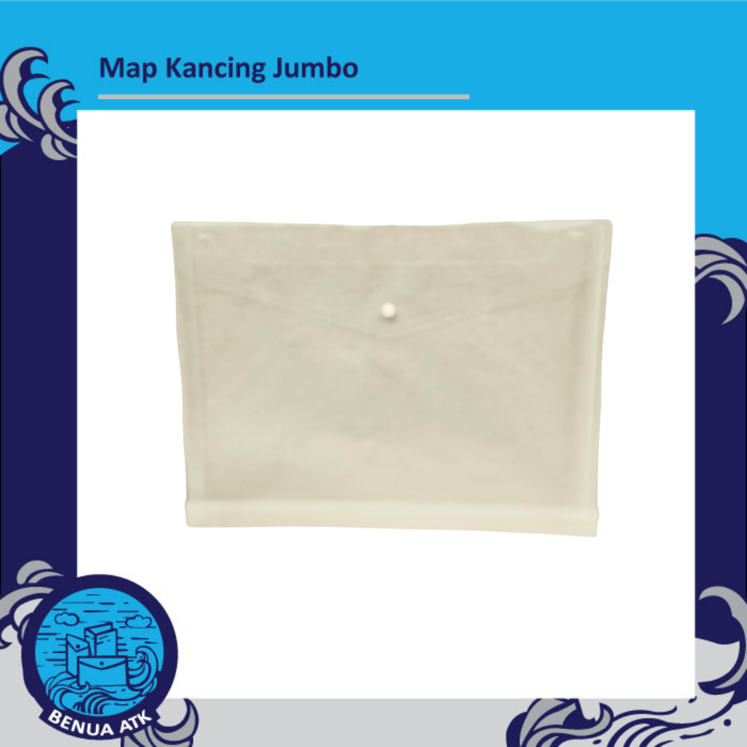 Dataflex Map Plastik Documen Bag Premium Jumbo / Map Kancing Folio / F4 ...