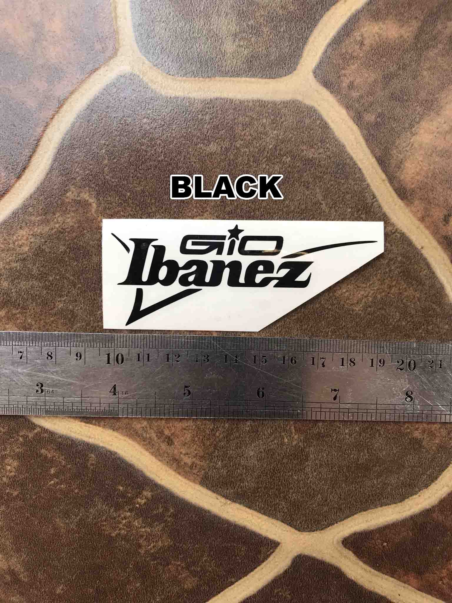 Sticker Tempel Gitar Ibanez Gio Standard Series Headstock Elektrik Not ...