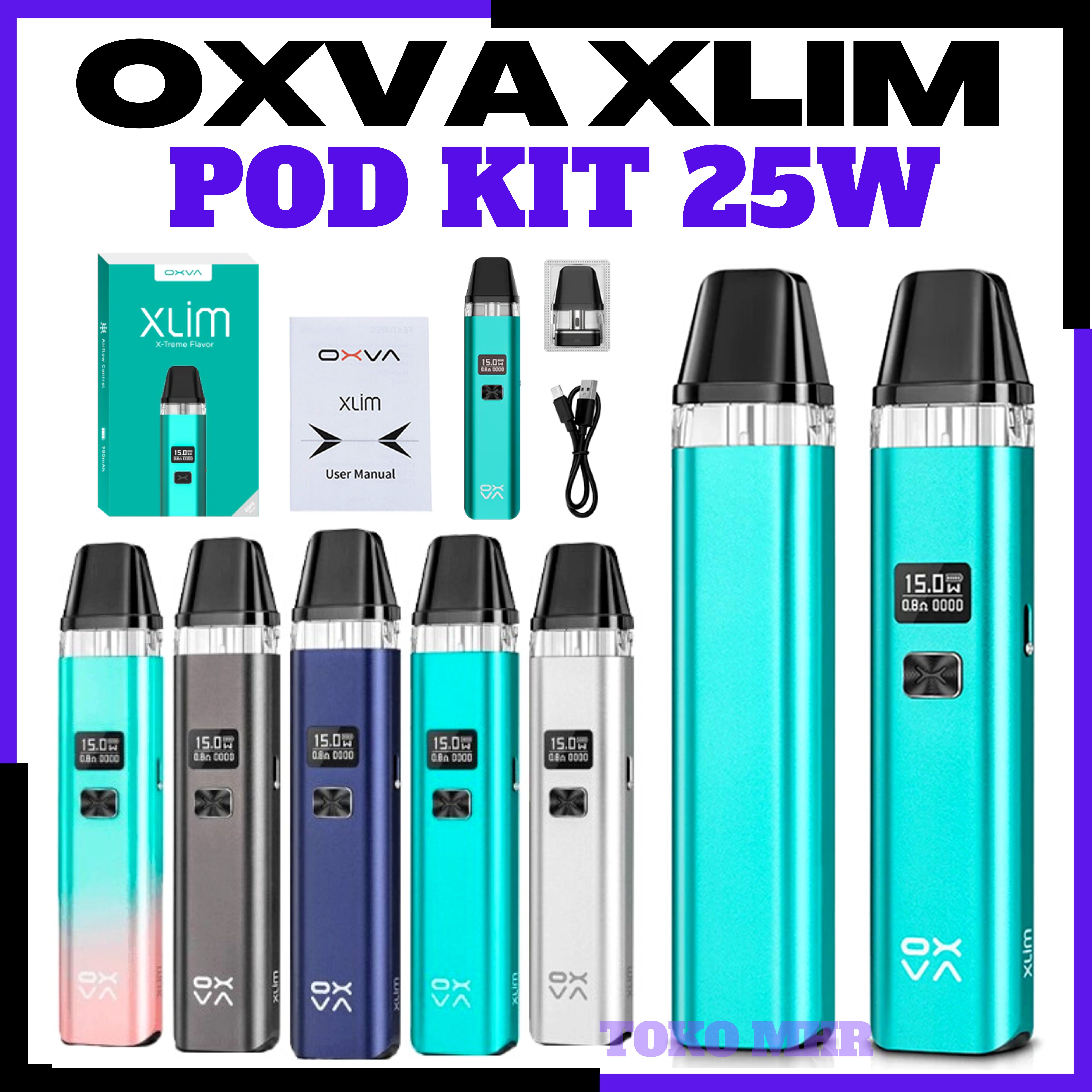 TERBARU ~ OXVA XLIM POD KIT 900mAh / XLIM POD KIT 25W BY OXVA / VAPEMOD ...