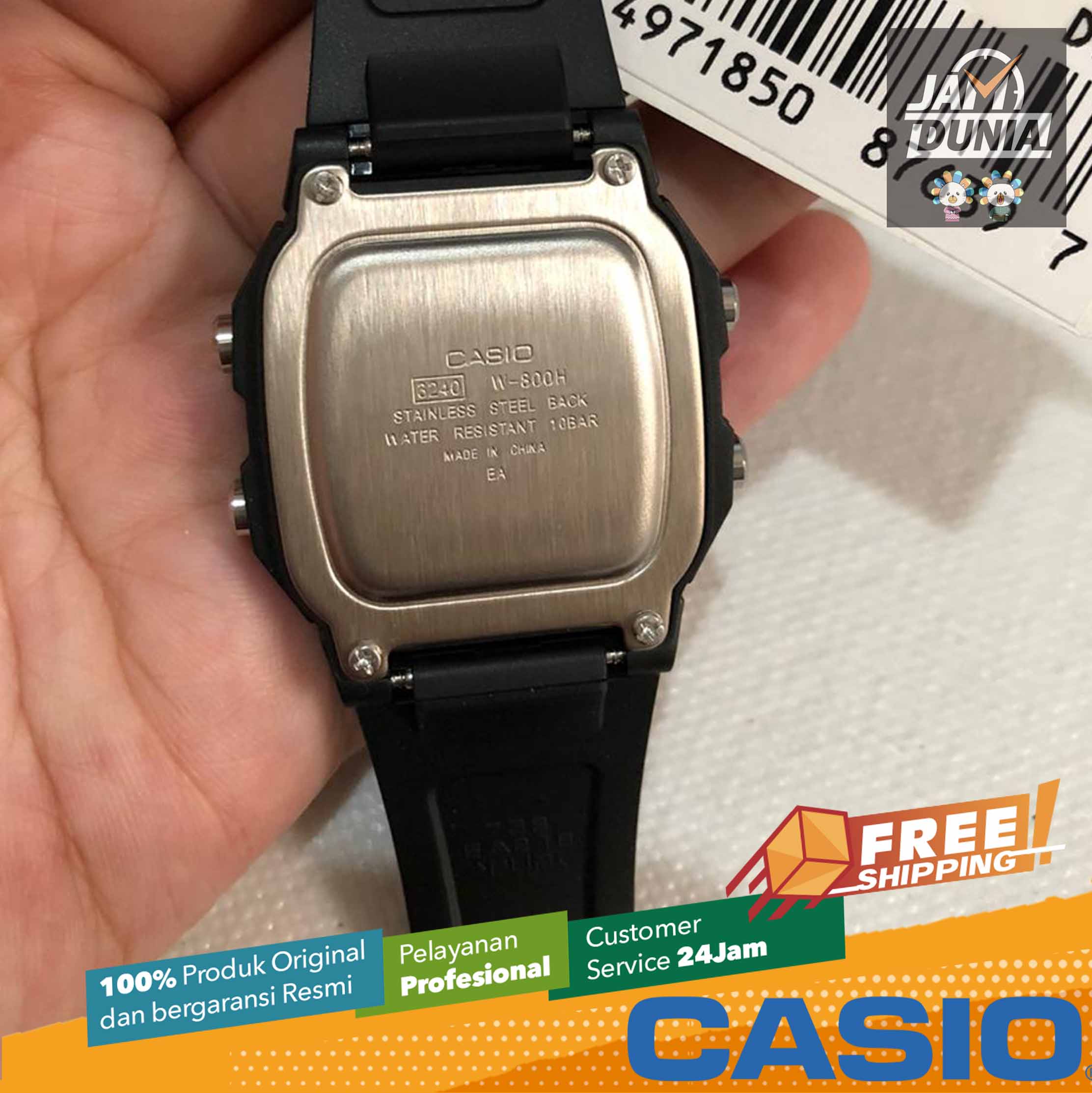 Digital Analog + CASIO W 800H 1A W-800H 