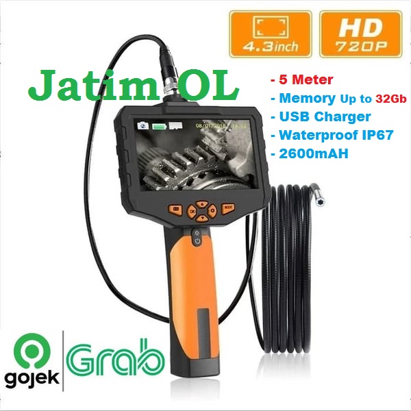 20m 5.5mm USB Endoscope with 720P Waterproof Camera for Pipe Car Inspection BS 