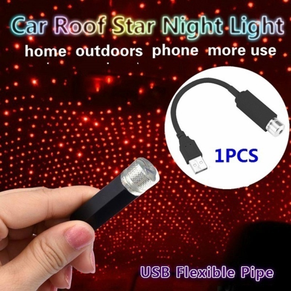 Bảng giá Car LED Starry Sky Lights Car Interior Atmosphere Ceiling Night Star Light Lamp USB Atmosphere Lights