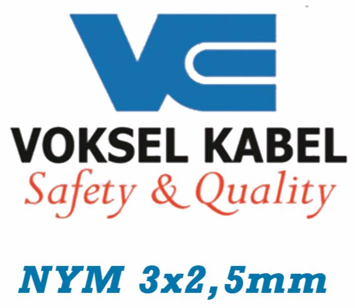 Kabel Voksel NYM 3x2.5mm 25meter