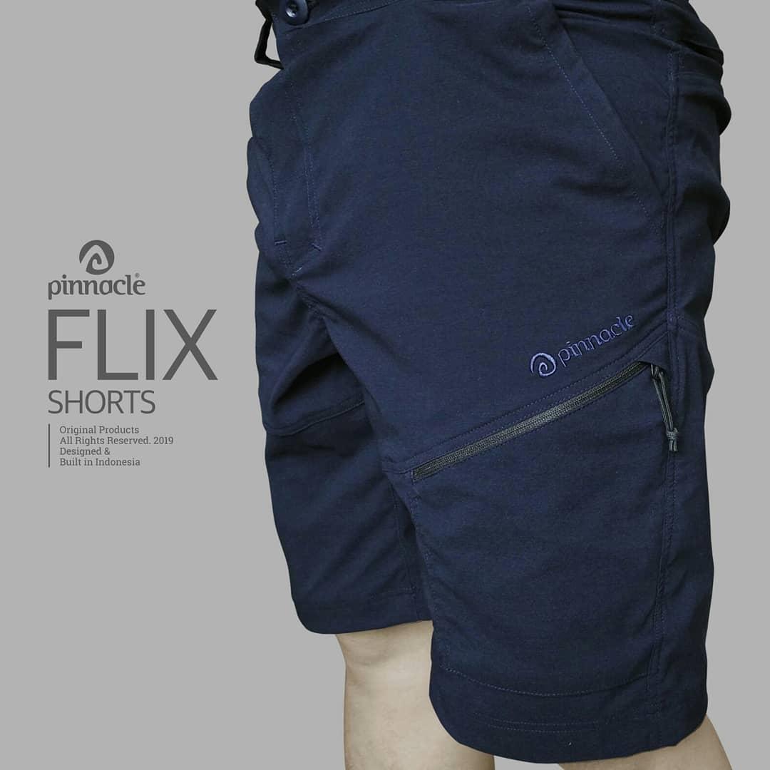 Celana pendek outdoor Pinnacle Flix - Celana quick dry cepat kering elastis ultralight - short pants gunung