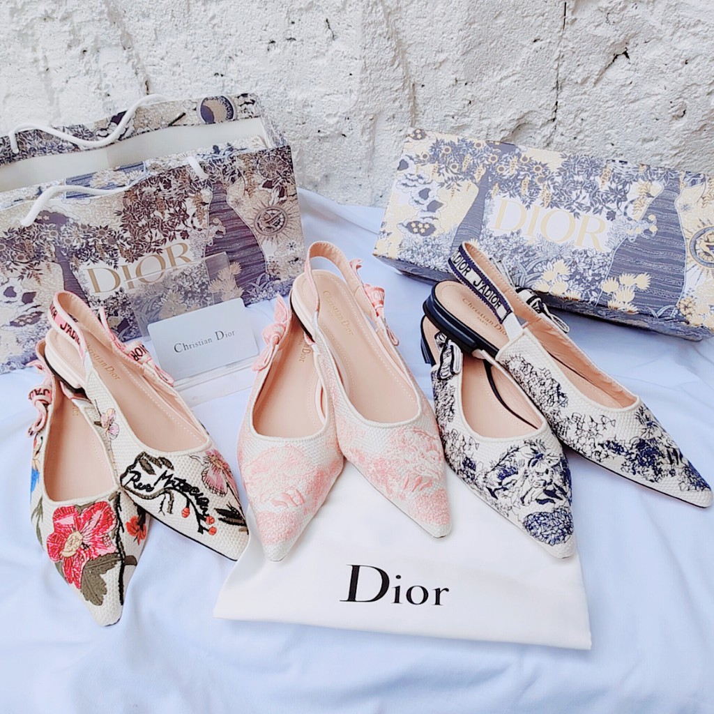 dior heeled mule