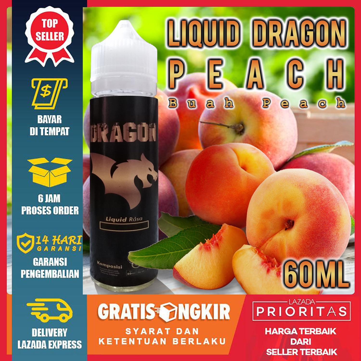 HIGH QUALITY- Liquid Premium Dragon 60ml Liquid 60ml Free 10ml Varian Rasa (Bisa Pilih Rasa) Vape Vapor Rokok Elektrik