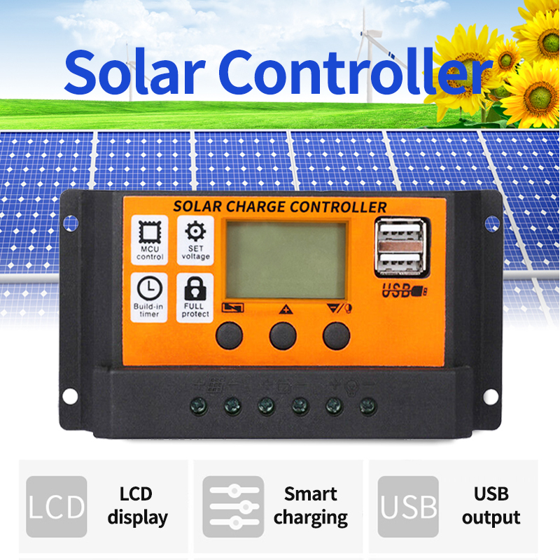 Renogy MPPT Solar laadregelaar, 40 A, 12/24 V, zonnepaneel, zonne- laadregelaar met lcd-scherm