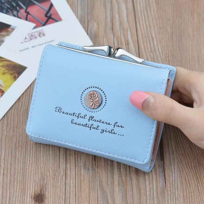 JBS Dompet Fashion Wanita 3 IMPORT / Dompet Lipat Mini Kulit IMPORT Wanita TRI FOLDED WOMAN WALLET / Dompet Compact Lipat / Dompet Mini Cewek / Dompet Lipat Wanita Koin / Dompet Lipat Import / Dompet Lipat Kecil Korea