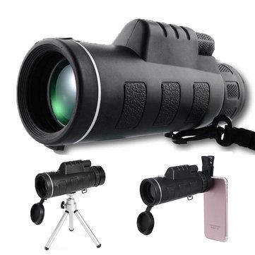 NDR-Store Teleskop Monocular Lensa Optik HD Dual Fokus Zoom 40x60 Untuk Handphone