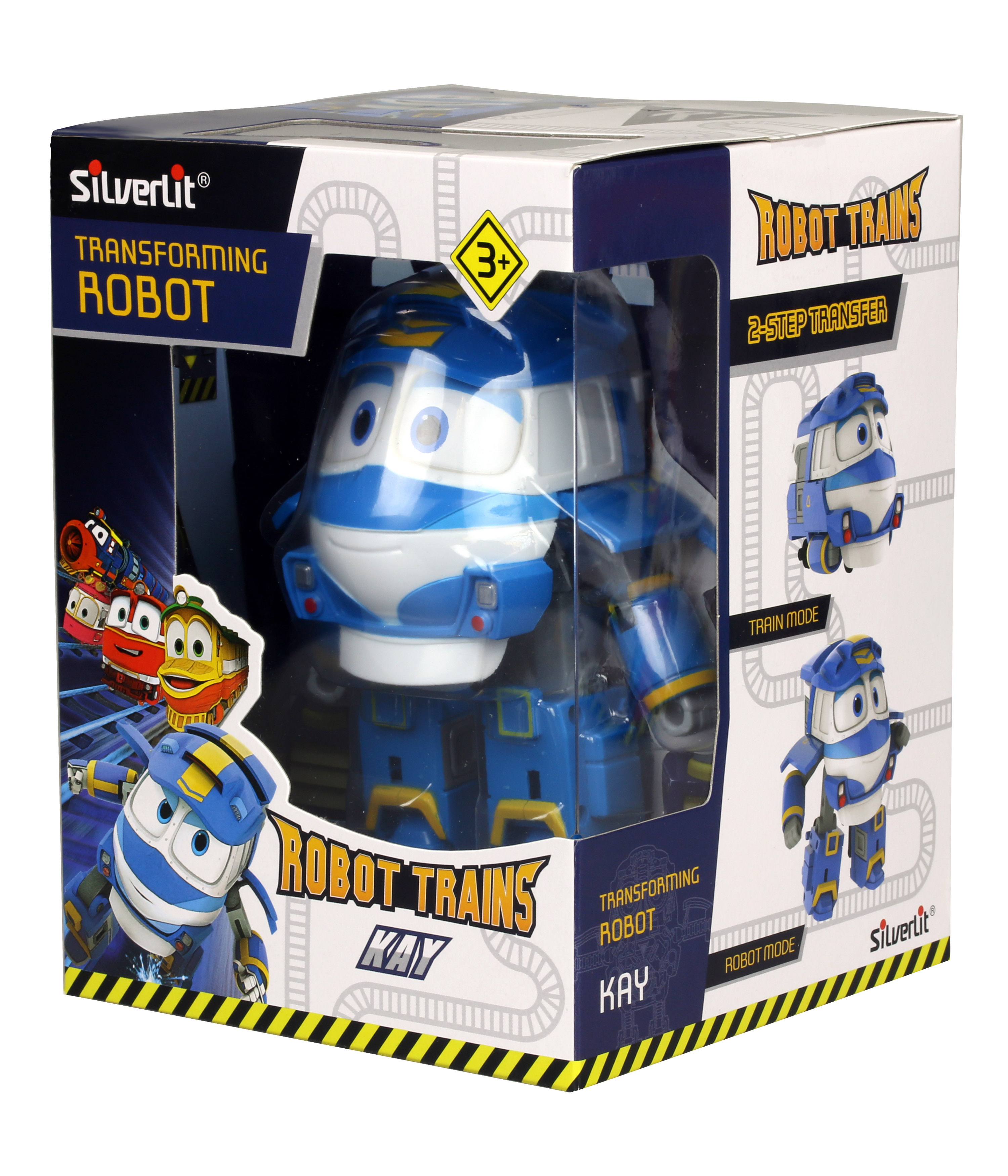 Robot Trains 80164 4 Inch Transforming Robot Kay Mainan Anak Original