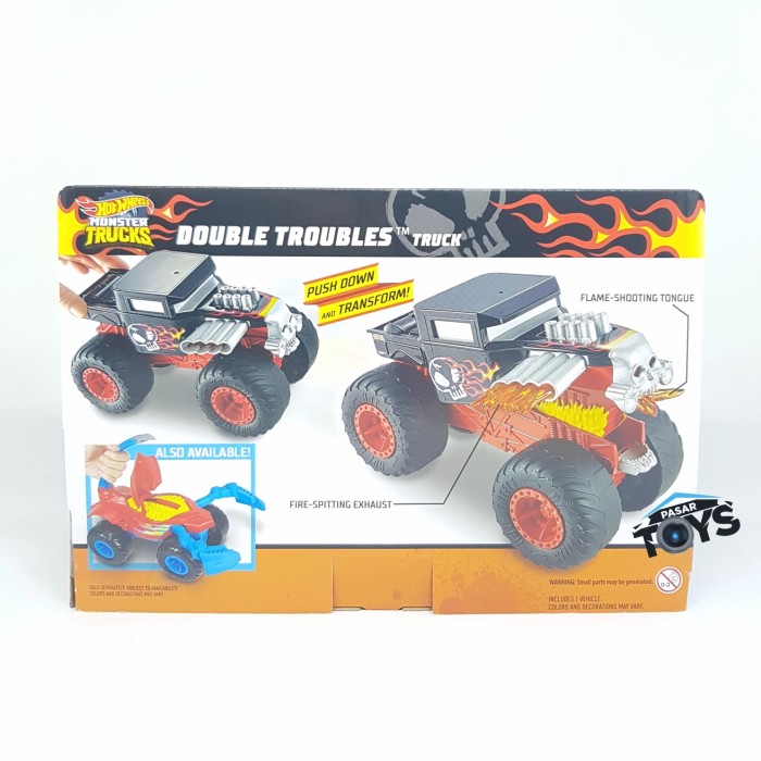  Hot Wheels Bone Shaker Monster Truck Double Troubles 1