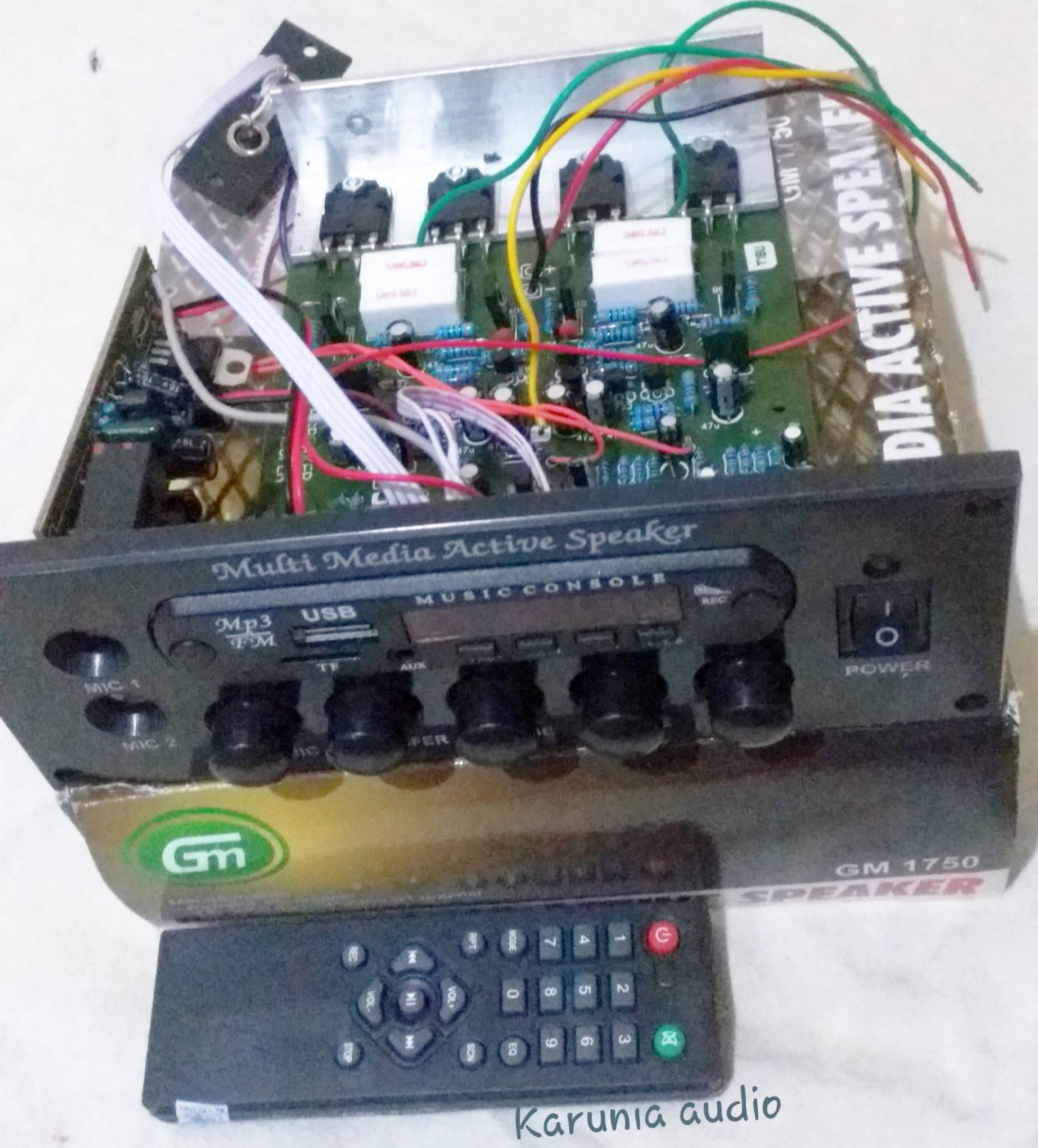 Kit Speaker Aktif power amplifier Multmedia plus Subwoofer Lazada