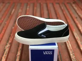 vans slip on og black