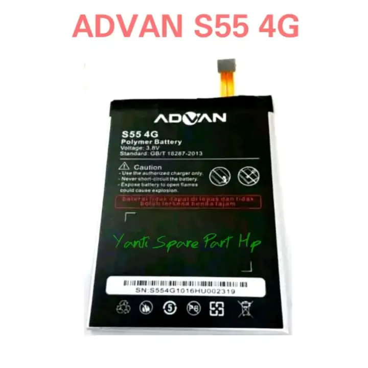 Baterai Advan S55 4g Original Terlaris New Lazada Indonesia