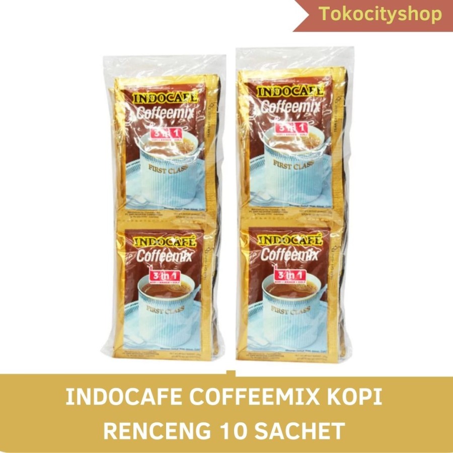 INDOCAFE COFFEEMIX KOPI RENCENG 10 SACHET Lazada Indonesia